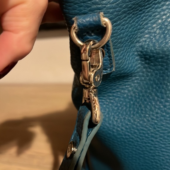 Thirty-one Teal Jewell bag with cross-body strap and Jewel 3-pocket attachment - Picture 6 of 12